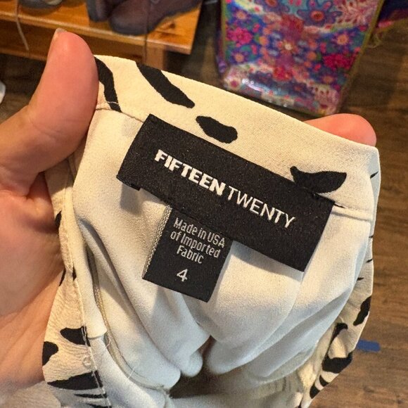 Fifteen Twenty animal print slit midi skirt - Picture 6 of 6